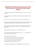 Washington state DOL Exam Questions with 100&percnt; &NewLine;Correct Answers &vert; Latest Version 2026 &vert; Expert &NewLine;Verified 
