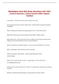 Washington state DOL Exam Questions with 100&percnt; &NewLine;Correct Answers &vert; Latest Version 2026 &vert; Expert &NewLine;Verified 