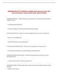 WASHINGTON STATE DRIVERS LICENSE Exam Questions with 100&percnt; &NewLine;Correct Answers &vert; Latest Version 2026 &vert; Expert Verified 