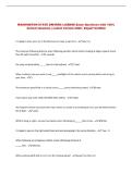 WASHINGTON STATE DRIVERS LICENSE Exam Questions with 100&percnt; &NewLine;Correct Answers &vert; Latest Version 2026 &vert; Expert Verified 