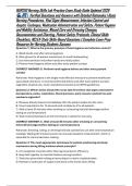 NURS110 Nursing Skills Lab Practice Exam Study Guide Updated 2026 