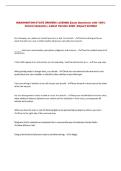 WASHINGTON STATE DRIVERS LICENSE Exam Questions with 100&percnt; &NewLine;Correct Answers &vert; Latest Version 2026 &vert; Expert Verified 