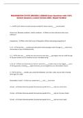 WASHINGTON STATE DRIVERS LICENSE Exam Questions with 100&percnt; &NewLine;Correct Answers &vert; Latest Version 2026 &vert; Expert Verified 