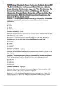 NURS130 Dosage Calculation for Nurses Practice Exam Study Guide Updated 2026  &vert; Verified Questions and Answers with Detailed Rationales &vert; Medication Dosage Calculations&comma; Unit Conversions &lpar;mg&comma; g&comma; mL&rpar;&comma; IV Flow Rate Calculations&comma; Drip Rate and Infusion Calcu