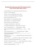 WOODSHOP  Exam Questions with 100&percnt; Correct Answers &vert; Latest Version 2026 &vert; Expert Verified 