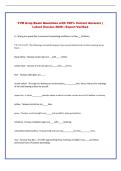 YVR Avop  Exam Questions with 100&percnt; Correct Answers &vert; Latest Version 2026 &vert; Expert Verified 
