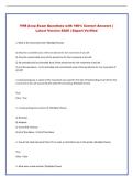 YVR Avop  Exam Questions with 100&percnt; Correct Answers &vert; Latest Version 2026 &vert; Expert Verified 
