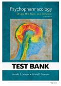 Test Bank For Psychopharmacology&colon; Drugs&comma; the Brain&comma; and Behavior 3rd Edition&NewLine;by Jerrold S&period; Meyer &comma; Linda F&period; Quenzer All Chapters Included