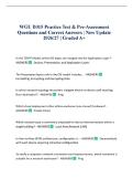 WGU D315 Practice Test & Pre-Assessment Questions and Correct Answers &vert; New Update 2026&sol;27 &vert; Graded A&plus;