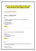 STUDY&vert;BUNDLE&colon; NUR 265&sol;Galen College of Nursing Exam Study Guide&period;