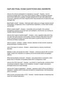 NUR 283 FINAL EXAM QUESTIONS AND ANSWERS