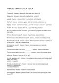NUR 283 EXAM 2 STUDY GUIDE