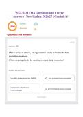 WGU D315 OA Questions and Correct Answers &vert; New Update 2026&sol;27 &vert; Graded A&plus;