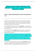 FRESENIUS CLINICAL ANNUAL COMPETENCY EXAM 2026&sol;2027 &vert; Complete Answered Guide &vert; Updated &vert; Pass Guaranteed - A&plus; Graded&NewLine;&NewLine;
