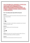 WGU C949 OBJECTIVE ASSESSMENT 2 NEWEST 2026 &NewLine;ACTUAL EXAM TEST BANK&vert; C949 DATA &NewLine;STRUCTURES AND ALGORITHMS OA FINAL &NewLine;REEVIEW WITH 350 REAL EXAM QUESTIONS AND &NewLine;CORRECT VERIFIED ANSWERS&sol; ALREADY GRADED &NewLine;A&plus; &lpar;MOST RECENT&excl;&excl;&rpar;