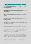 AVIT 325 QUESTIONS WITH ACCURATE ANSWERS