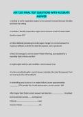 AVIT 325 FINAL TEST QUESTIONS WITH ACCURATE ANSWER