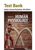 Test Bank For Vander&rsquo;s Human Physiology 16th Edition By Eric Widmaier&comma; Hershel Raff and Kevin Strang&vert;&vert;Complete Guide A&plus;&vert;&vert;Latest Edition