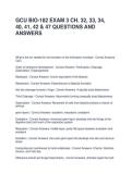 GCU BIO-182 EXAM 3 CH&period; 32&comma; 33&comma; 34&comma; 40&comma; 41&comma; 42 & 47 QUESTIONS AND ANSWERS