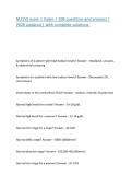 NU155 exam 1 Galen &vert; 108 questions and answers &vert; 2026 updated &vert; with complete solutions&period;