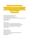 COSMETOLOGY INSTRUCTOR EXAM STUDY  Comprehensive Resource To Help You Ace  Exams Includes Frequently Tested Questions With ELABORATED 100&percnt; Correct COMPLETE SOLUTIONS Guaranteed Pass First Attempt&excl;&excl; Current Update&excl;&excl;  Instant Download Pdf