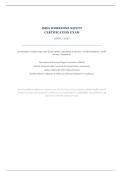 IMSA Workzone Safety Certification Exam&comma; International Municipal Signal Association&comma; 2026&sol;2027 &ndash; 50-Question ATSSA- and MUTCD-Aligned Safety Examination with Verified Solutions