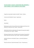 NU150 EXAM 1 GALEN &vert; QUESTIONS AND ANSWERS &vert; 2026 UPDATE &vert; WITH COMPLETE SOLUTIONS&period;