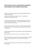NU150 EXAM 4 GALEN &vert; QUESTIONS AND ANSWERS &vert; 2026 UPDATED &vert; WITH COMPLETE SOLUTIONS&period;