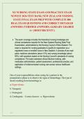 NZ NURSING STATE EXAM AND PRACTICE EXAM &NewLine;NEWEST 2026 TEST BANK&vert; NEW ZEALAND NURSING &NewLine;STATE FINAL EXAM PREP WITH COMPLETE 800 &NewLine;REAL EXAM QUESTIONS AND CORRECT DETAILED &NewLine;ANSWERS &lpar;VERIFIED ANSWERS&rpar; ALREADY GRADED &NewLine;A&plus; &lpar;MOST RECENT&excl;&excl;&rpar; 