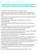 Lynnfield MPTC Constitutional Law Study Guide Exam with Comprehensive Questions and Answers 2026&sol;2027 Updated