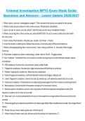 Criminal Investigation MPTC Exam Study Guide Questions and Answers Latest Update 2026&sol;2027