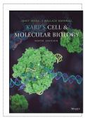 TEST BANK FOR Karp's Cell and Molecular Biology 9th Edition by Gerald Karp&comma; Janet Iwasa&comma; Wallace Marshall ISBN&colon; 978-1119598244 COMPLETE GUIDE ALL CHAPTERS COVERED 100&percnt; VERIFIED A&plus; GRADE ASSURED &excl;&excl;&excl;&excl;NEW LATEST UPDATE&excl;&excl;&excl;&excl;GUARANTEED PASS&excl;&excl;&excl;&excl;&excl;
