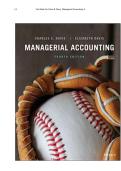 TEST BANK FOR Managerial Accounting 4th Edition by Charles E&period; Davis&comma; Elizabeth Davis ISBN&colon; 978-1119577669 COMPLETE GUIDE ALL CHAPTERS COVERED 100&percnt; VERIFIED A&plus; GRADE ASSURED&excl;&excl;&excl;&excl;NEW LATEST UPDATE&excl;&excl;&excl;GUARANTEED PASS&excl;&excl;&excl;&excl;