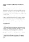 Ecosystems &ndash; Exam Questions &lpar;Biology Study Guide&comma; Practice Questions & Answers&rpar;