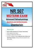 NR 507 Advanced Pathophysiology Midterm Exam Questions and Answers &vert; Chamberlain &vert;2026 A&plus;