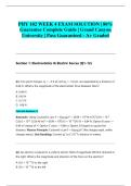 PHY 102 WEEK 4 EXAM SOLUTION &vert; 80&percnt; Guarantee Complete Guide &vert; Grand Canyon University &vert; Pass Guaranteed - A&plus; Graded&NewLine;&NewLine;