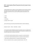 NPTE &ndash; Practice Questions &lpar;Physical Therapy Exam Prep&comma; Key Concepts & Answer Explanations&rpar;