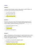NURS 6560 Final Exam Study Guide &vert; Advanced Nursing Practice Exam Review Questions & Answers