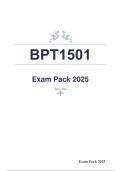 BPT1501 Exam Pack &ndash; Study Guide & Practice Questions &lpar;Comprehensive Revision 2026&sol;2027&rpar;