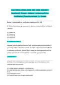 CALIFORNIA AMBULANCE DMV EXAM 2026&sol;2027 &vert; Questions & Answers Updated &vert; Ambulance Driver Certification &vert; Pass Guaranteed - A&plus; Graded&NewLine;&NewLine;