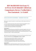 BSN 366 HESI RN Exit Exam V2 ACTUAL EXAM 2026&sol;2027 &vert; HESI Exit Comprehensive Review &vert; Verified Q&A &vert; Pass Guaranteed - A&plus; Graded