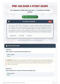 PNR 106 Exam 4 Study Guide 40&plus; &lpar;Updated for 2026&rpar; Exam Prep Pack   A&plus; Questions & Verified Answers