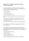 Retired NPTE Form 3&period;1 &ndash; Practice Exam &lpar;Physical Therapy Review&comma; Clinical Reasoning & Answer Explanations&rpar;