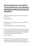 MBA 620 MIDTERM EXAM 2026 FINAL &NewLine;ASSESSMENT PAPER BUSINESS POLICY AND &NewLine;STRATEGY COMPREHENSIVE QUESTIONS AND &NewLine;ANSWERS VERIFIED A&plus;