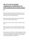 MBA 620 MIDTERM EXAM 2026 PRACTICE &NewLine;TEST PAPER CORPORATE STRATEGY AND &NewLine;COMPETITIVE ANALYSIS REVIEW SHEET FULL &NewLine;SOLUTIONS