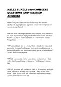 MBLEX BUNDLE 2026 COMPLETE &NewLine;QUESTIONS AND VERIFIED &NewLine;ANSWERS