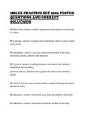 MBLEX PRACTICE SET 2026 TESTED &NewLine;QUESTIONS AND CORRECT &NewLine;SOLUTIONS