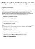 NPTE-PTA Practice Tests&colon; Form B &ndash; Physical Therapist Assistant Exam Review &lpar;Clinical Reasoning & Answer Explanations&rpar;