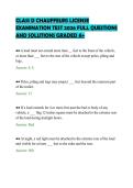CLASS D CHAUFFEURS LICENSE&NewLine;EXAMINATION TEST 2026 FULL QUESTIONS&NewLine;AND SOLUTIONS GRADED A&plus;&NewLine;
