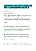CLETS EXAM SCRIPT 2026 FULL QUESTIONS&NewLine;AND ACCURATE ANSWERS GRADED A&plus;